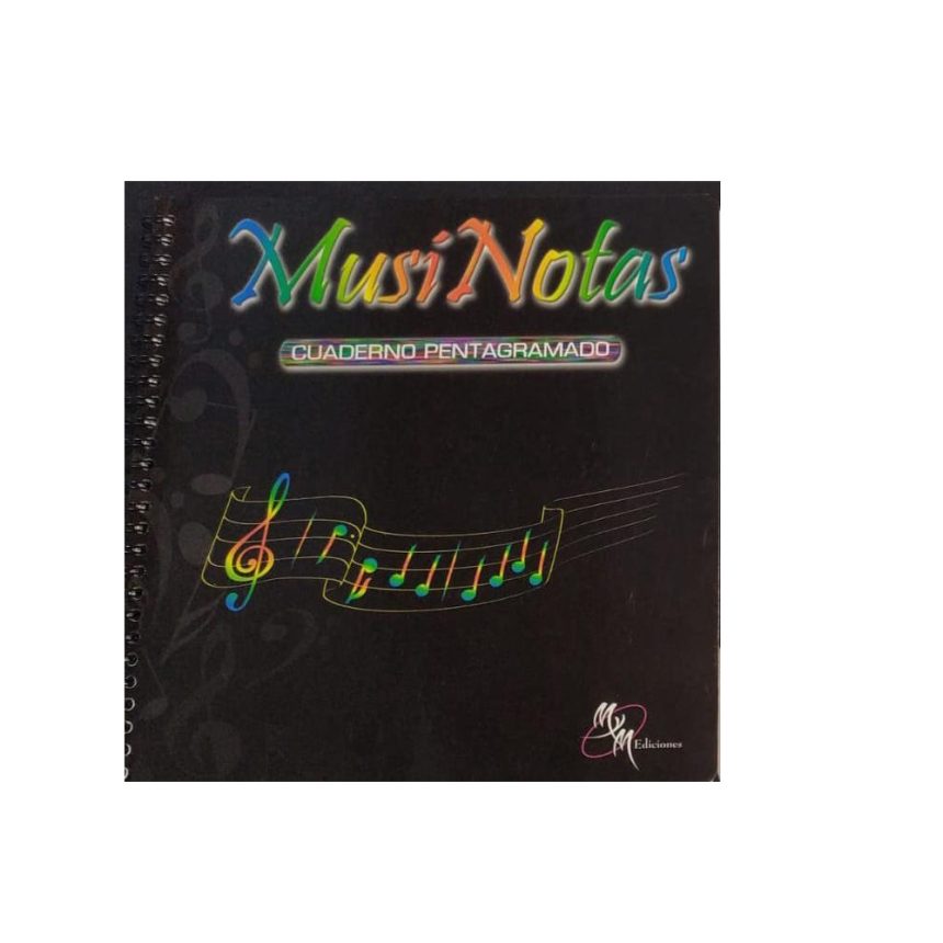 CUADERNO PENTAGRAMADO GRANDE MUSI NOTAS Sound Gear