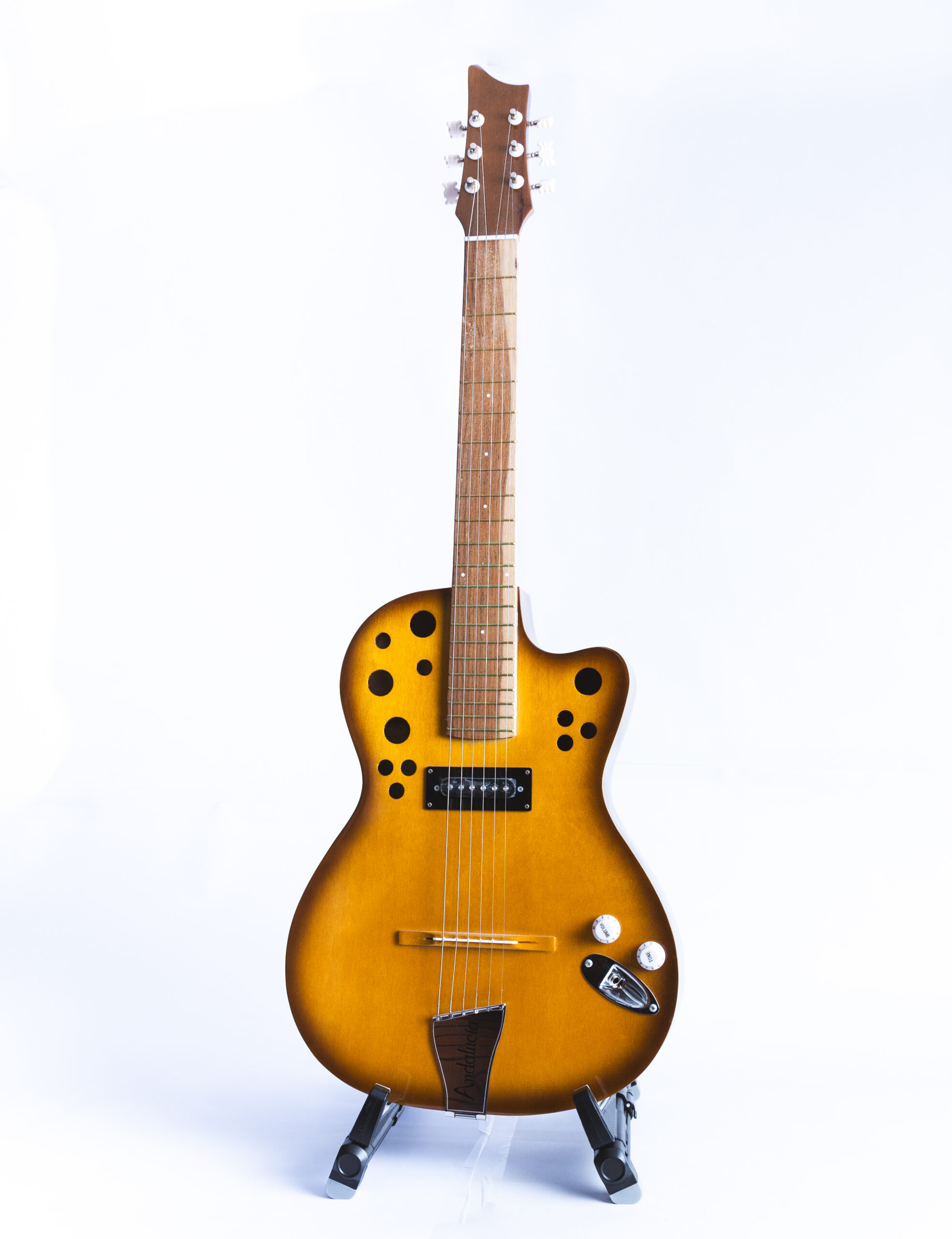AND30000021 GUITARRA ELECTRO-ACUSTICA ANDALUCIA ACERO UNA PASTILLA TIPO MC1 - Imagen 1