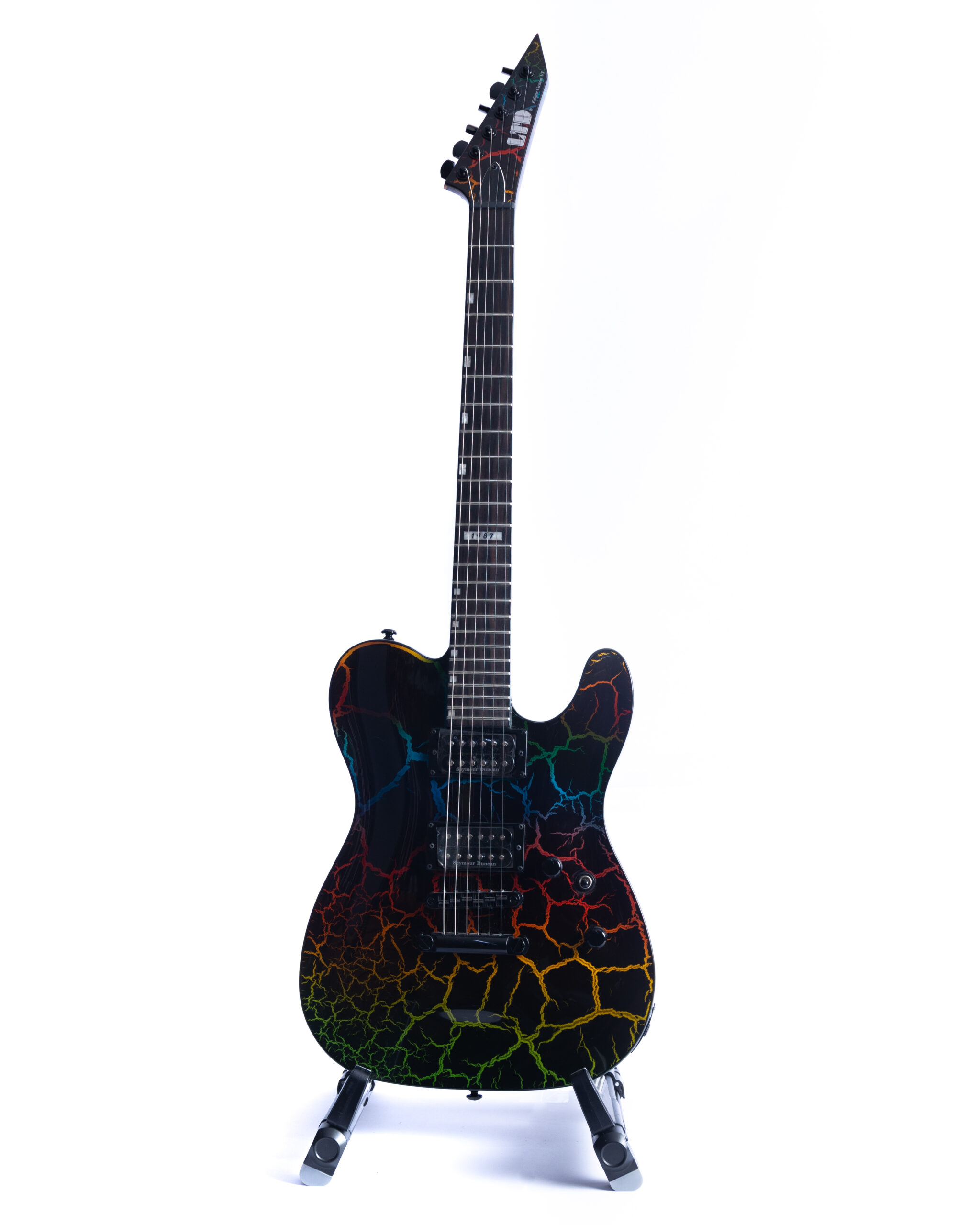 ESPLECLIPSENT87RBCRK GUITARRA ELECTRICA LTD ECLIPSE NON-TREM 87 RAINBOW CRACKLE - Imagen 1