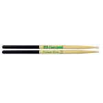 BAQUETA LIVERPOOL REF PREMIUM 7A MADERA MARFIM PUNTA DE NYLON CON AGARRE EN CAUCHO