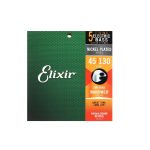 ENCORDADO ELIXIR BAJO 14202 LL 45-130 5 CUERDAS