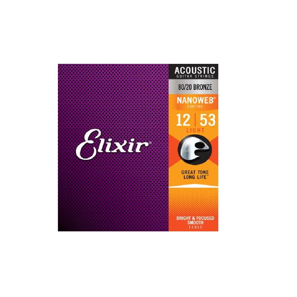 encordado-elixir-guit-acust-11052-extlight-12-53 ENCORDADO ELIXIR GUIT ACUST 11052 EXTLIGHT .12-.53 - Imagen 1