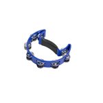 PANDERO LIVERPOOL MEDIA LUNA CON 16 PARES DE SONAJEROS AZUL