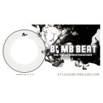 PARCHE ATTACK DE 22" BOMB BEAT NO-2-CAPAS