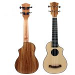 UKULELE ASTRA SOPRANO MADERA DE ZEBRA CON CUTAWAY PS150C