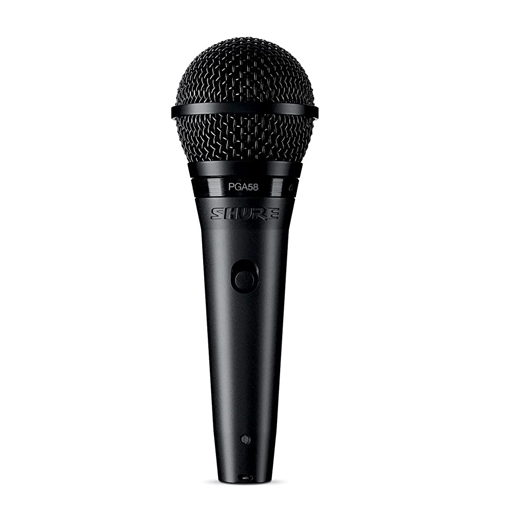 mic-vocal-shure-pga58-lc-dinamico-cardioide MICROFONO SHURE CARDIOIDE PGA58 XLR - Imagen 1