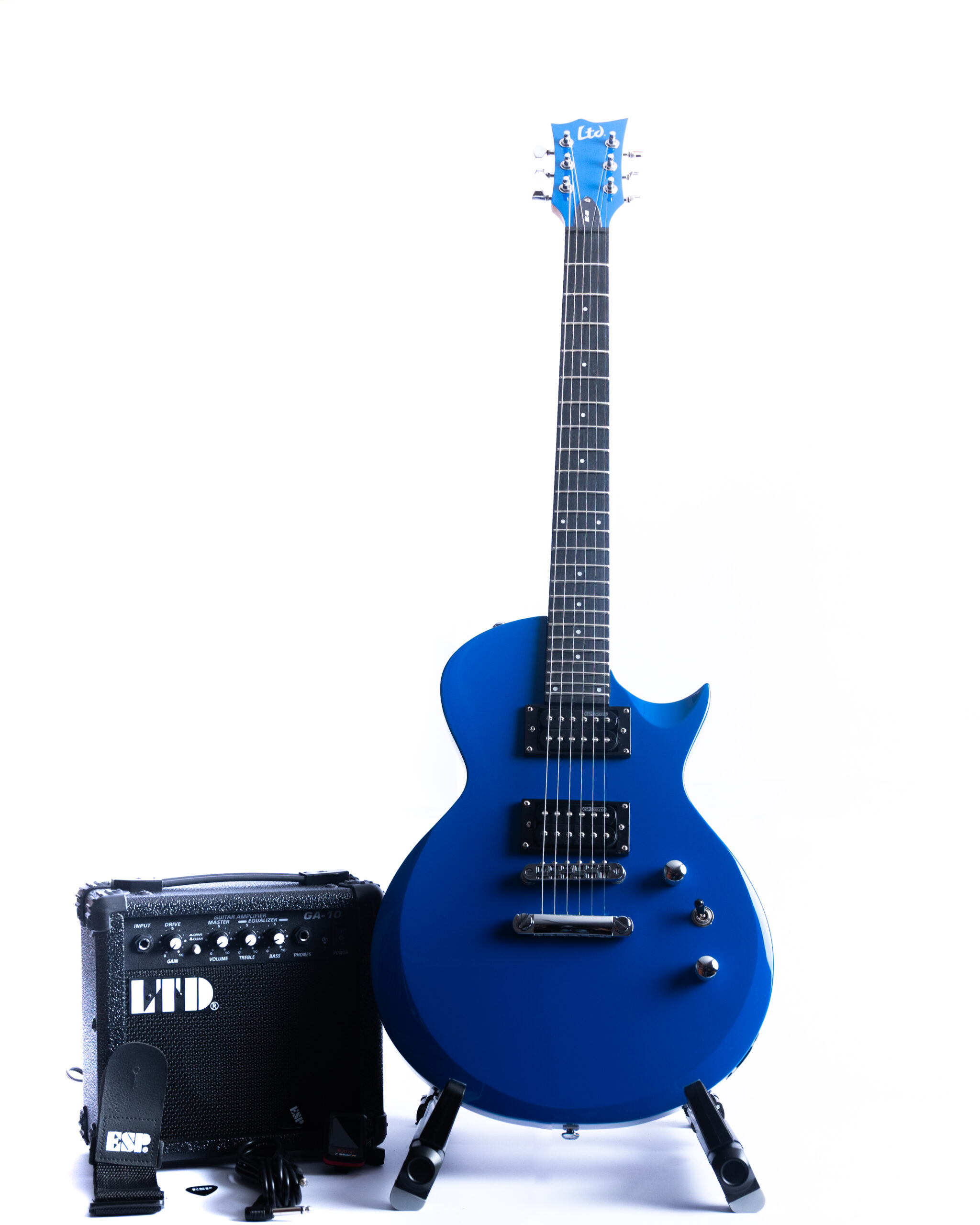 ESPLEC10PACKBLUE PACK GUITARRA LTD EC-10 AZUL - Imagen 1