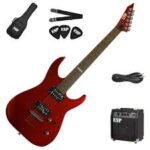 PACK GUITARRA LTD M-10 ROJO